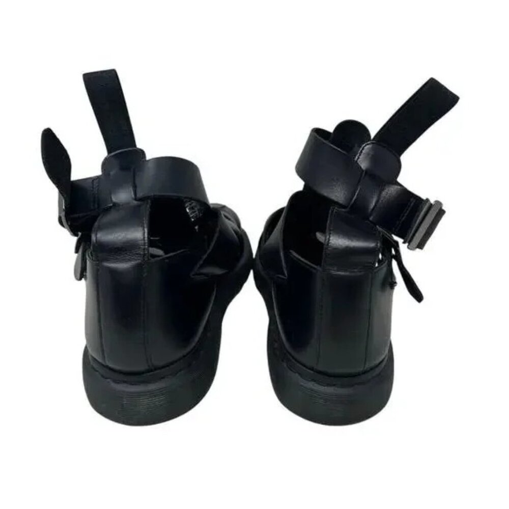 Dr. Martens Geraldo Black Leather Fisherman Sandals - Picture 6 of 9